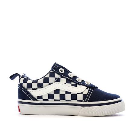 Baskets garçon td ward slip-on checkerboard Bleu 3 - vertbaudet enfant 
