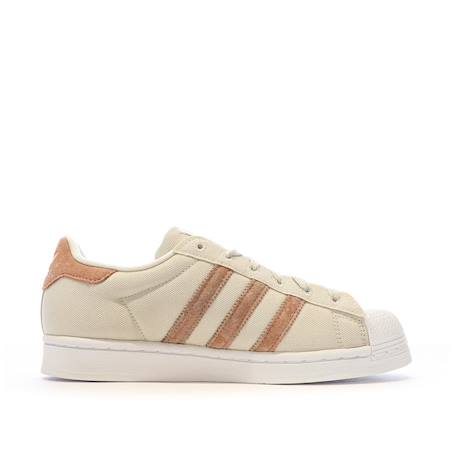 Baskets à lacets superstar Beige 3 - vertbaudet enfant 