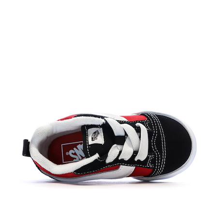 Basket modèle basse rouge et noir avec lacets élastiques – confort et maintien enfant garçon Red 5 - vertbaudet enfant 