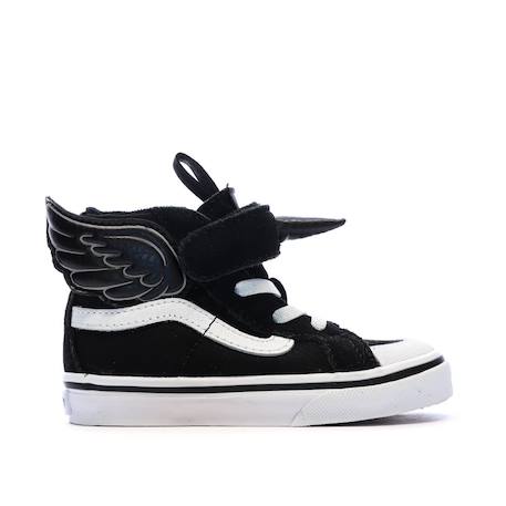 Baskets montantes à scratch licorne noir et blanc – confort et maintien enfant Black 2 - vertbaudet enfant 