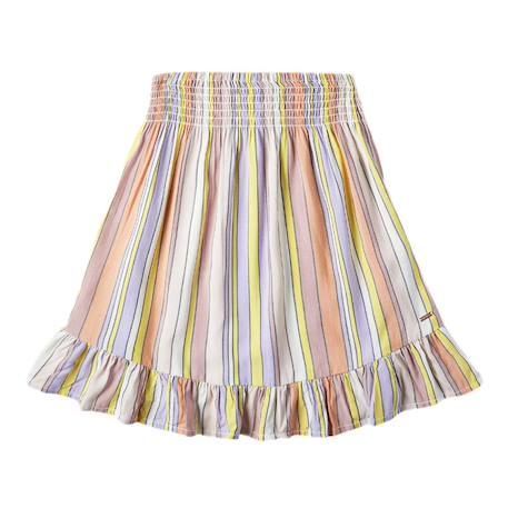 Jupe à rayures fille lilia smocked Rose 2 - vertbaudet enfant 