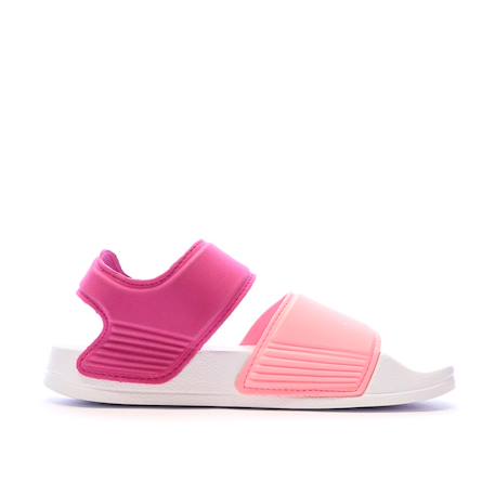 Sandales fille a scratch adilette k Rose 3 - vertbaudet enfant 