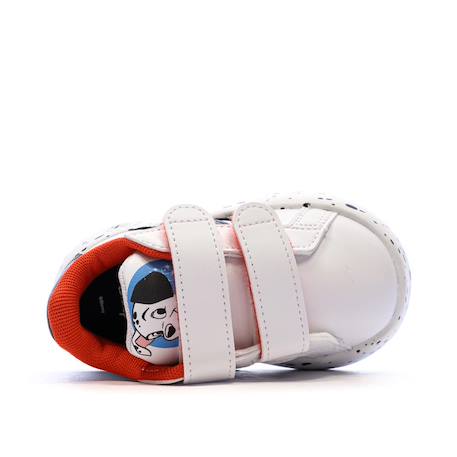 Baskets garçon bébé grand court 2.0 101 disney Blanc 5 - vertbaudet enfant 