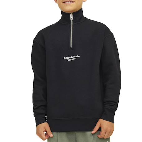 Sweat garçon vesterbro 12242475 Noir 2 - vertbaudet enfant 