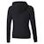 Sweat zippé fille à capuche essential logo full Noir 3 - vertbaudet enfant 