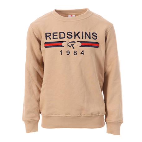 Sweat garçon logo Beige 2 - vertbaudet enfant 