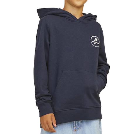 Sweat à capuche swift Gris+Marine+Noir 5 - vertbaudet enfant 