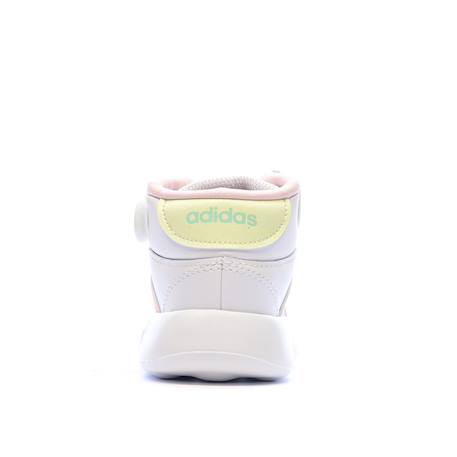Baskets fille grand court mid Blanc 4 - vertbaudet enfant 