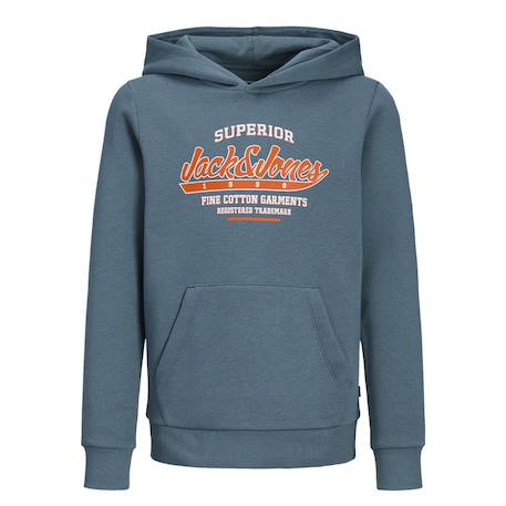 Sweat à capuche Bleu 4 - vertbaudet enfant 