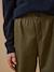 Pantalon relax en twill garçon Kaki 3 - vertbaudet enfant 