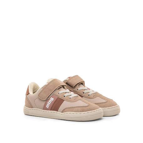 Sneakers filles synthétique fermeture adhésive barefoot Nata-rose+Rose pastel 10 - vertbaudet enfant 