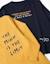 Lot de 2 t-shirts à manches longues avec imprimés Blanc+Jaune 7 - vertbaudet enfant 