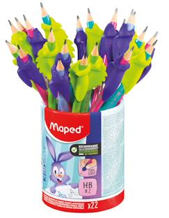 Jouet-Papeterie-Crayons graphite hb guide doigts lapin