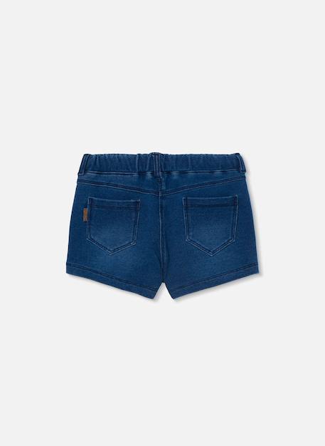 Short en jean pour fille Bleu 2 - vertbaudet enfant 