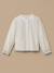 Blouse brodée fille Pois  bleu 1 - vertbaudet enfant 