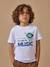 T-shirt imprimé garçon - coton biologique Blanc 1 - vertbaudet enfant 
