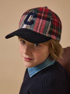 -Casquette lainage carreaux adulte et enfant