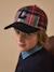 Casquette lainage carreaux adulte et enfant Carreaux ecossais rouge 1 - vertbaudet enfant 