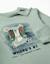 T-shirt en coton à manches longues avec imprimé ours Vert 3 - vertbaudet enfant 