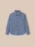 Chemise à carreaux garçon Carreaux bleu 2 - vertbaudet enfant 