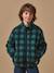 Gilet sherpa à carreaux garçon Carreaux bleu/vert 5 - vertbaudet enfant 
