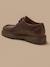 Derbies cuir garçon Chocolat 2 - vertbaudet enfant 