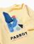 T-shirt en coton à manches longues avec imprimé perroquet Jaune 3 - vertbaudet enfant 