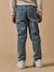 Jean relax garçon Denim bleu+Denim brut 2 - vertbaudet enfant 