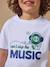 T-shirt imprimé garçon - coton biologique Blanc 3 - vertbaudet enfant 