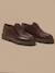 Derbies cuir garçon Chocolat 5 - vertbaudet enfant 