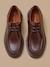 Derbies cuir garçon Chocolat 3 - vertbaudet enfant 