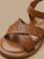 Sandales perforées fille en cuir Cognac 5 - vertbaudet enfant 