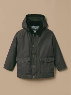Veste en coton enduit fille  - vertbaudet enfant