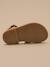 Sandales perforées fille en cuir Cognac 3 - vertbaudet enfant 