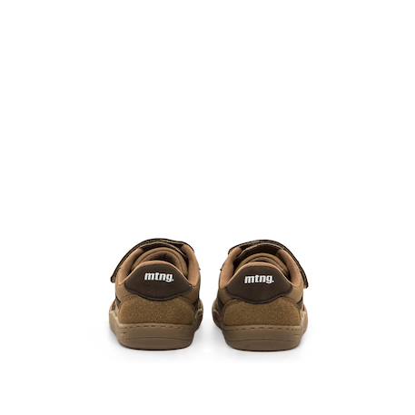 Sneakers garçon synthétique fermeture adhésive barefoot Blue+Brown 11 - vertbaudet enfant 
