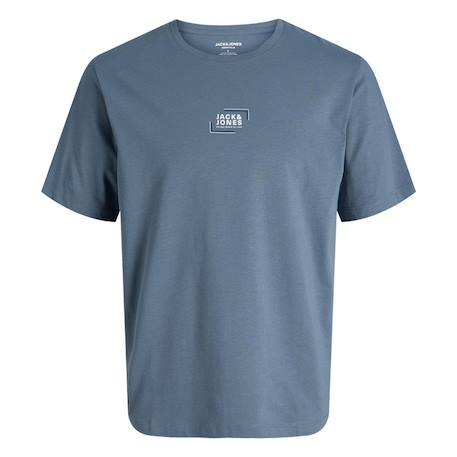 T-shirt garçon à manches courtes Blanc+Bleu+Bleu foncé 6 - vertbaudet enfant 