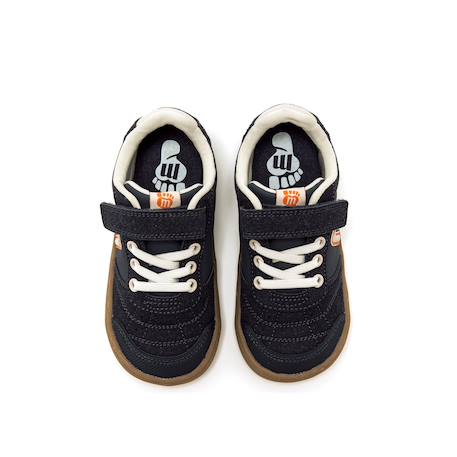 Sneakers garçon synthétique fermeture adhésive barefoot Blue 2 - vertbaudet enfant 