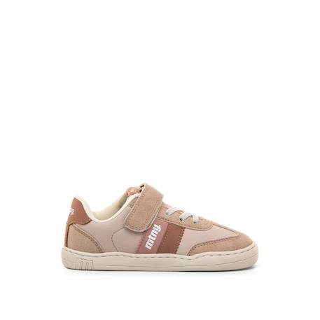 Sneakers filles synthétique fermeture adhésive barefoot Nata-rose+Rose pastel 7 - vertbaudet enfant 
