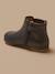 Boots cuir fille Encre 2 - vertbaudet enfant 