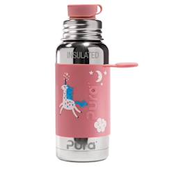 Puériculture-Repas-Vaisselle, coffret repas-Gourde et thermos-Gourde sport isotherme en inox 475 ml - licorne