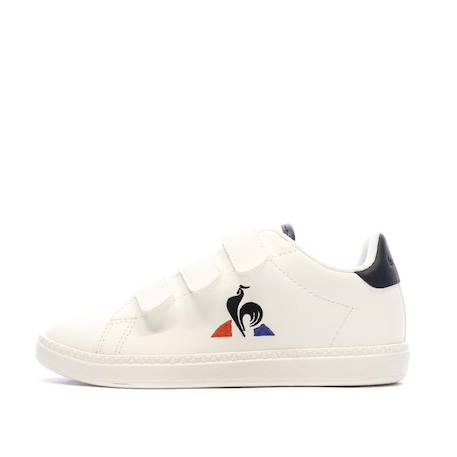 Baskets garçon courtset optical Blanc 5 - vertbaudet enfant 