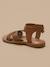 Sandales perforées fille en cuir Cognac 2 - vertbaudet enfant 