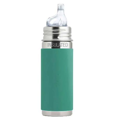 Biberon à bec isotherme en inox 260 ml - mint Vert 1 - vertbaudet enfant 