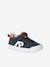 Basket garçon cuir lacets élastiqués marine 1 - vertbaudet enfant 