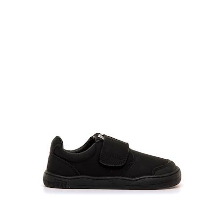Sneakers garçon synthétique fermeture adhésive barefoot Black+Blue 1 - vertbaudet enfant 