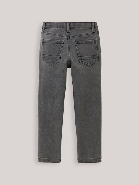 Pantalon relax en denim garçon Denim gris fonce 2 - vertbaudet enfant 