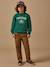 Sweat imprimé garçon - coton biologique Vert pin 4 - vertbaudet enfant 