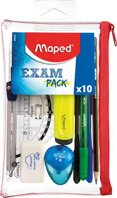 Trousse transparente exam pack  - vertbaudet enfant