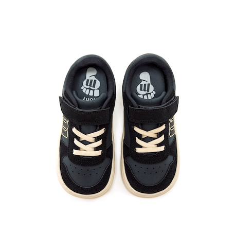 Sneakers garçon synthétique lacets- fermeture adhésive barefoot Blanc-beige+Blanco-grey+Blue+Noir mate+White 18 - vertbaudet enfant 