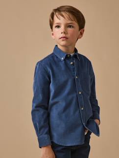 Chemise en velours garçon  - vertbaudet enfant